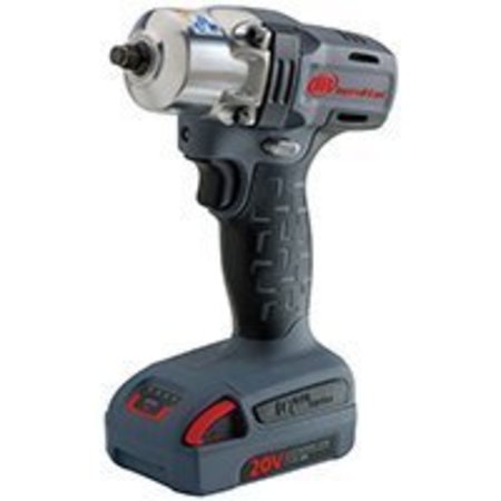 INGERSOLL-RAND W5130-K12 Impact Wrench Kit, 20 V Battery, Lithium-Ion Battery, 3/8 in Drive, Square Drive W5130-K12